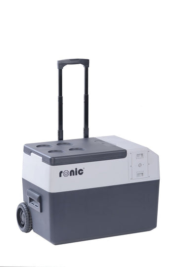 Lada Frigorifica Portabila cu Compresor, RONIC FCR-40A, 40 litri, functie Bluetooth + Baterie